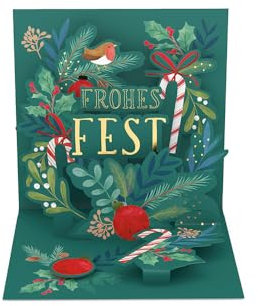 Grafik Werkstatt |Pretty Pop-Up Karte | dreidimensional | Weihnachten | Frohes Fest
