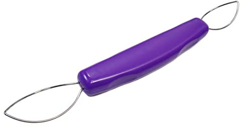 Garneck 2 Piezas herramienta para pelar uvas pelador práctico pelador de verduras pelador de uvas de viaje Pelador de razo de doble cabezal pelador de frutas peladores de uvas Púrpura