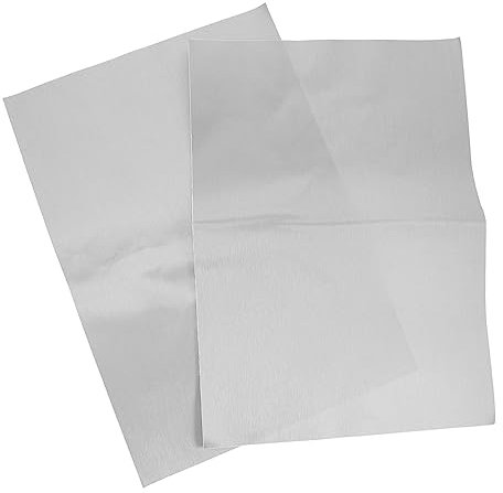 SHINEOFI 2pcs Laptop Skin Protective Film Notebook Decal Brushed Silver Matte Film Laptop Protective Skin Suitable for Notebook Cover and Mobile Devices