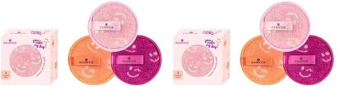 essence you make my day! makeup remover pads, Nr. 01, Mehrfarbig, reinigend, vegan, Nanopartikel frei, 2er Pack (3pcs)