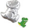GAOFESA Kitchen Baking Gadget Cake Moulds Cake Baking Pans Cake Pans Bread Baking Trays Dinosaur Shaped Aluminum Alloy