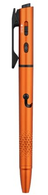 OLIGHT Open 3 Linterna de Bolígrafo LED de 120 Lúmenes con Luz Roja y Verde, Linterna Recargable EDC portátil y fácil de cargar para Escribir, Trabajar, Aventuras, Negocios Profesionales (Naranja)