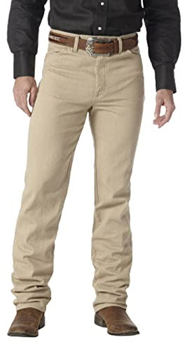 Wrangler Herren Cowboy Slim fit jeanÂ De Ajuste Delgado De Corte Vaquero Jeans, Vorgewaschene Bräune, 32W / 32L EU