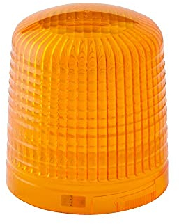 HELLA 9EL 862 141-001 Lichtscheibe, Rundumleuchte - gelb (amber) für Traktor, LKW, Gabelstapler