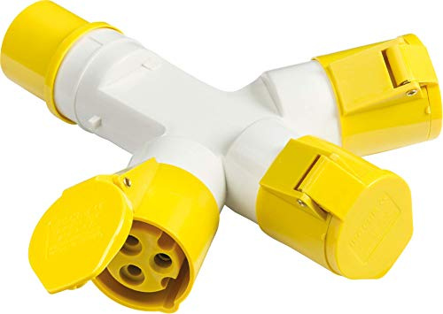 Knightsbridge INAV005 110 V IP44 16 A Way Splitter