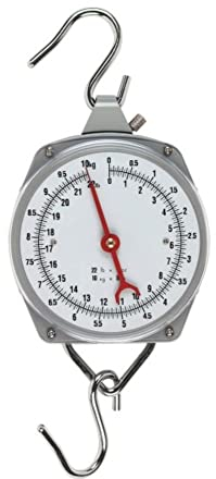Kerbl Zeigerschnellwaage Hängewaage bis 10 kg Kofferwaage Unterteilung je 50 g
