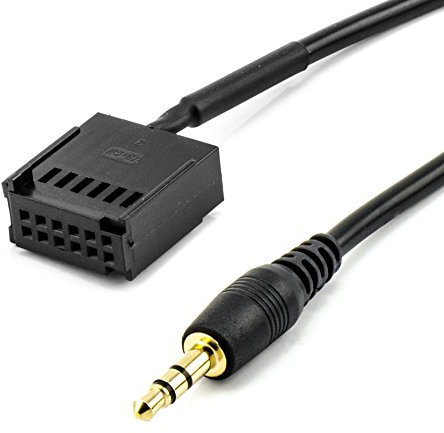 Adaptateur auxiliaire pour Ford Focus, Fiest, KA, MONDEO, Galaxy avec radio 6000CD #AX0 093 W9#