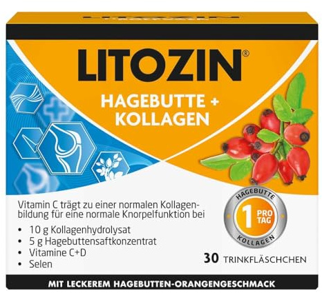 Litozin Hagebutte+Kollagen Trinkfläschchen 30X25 ml