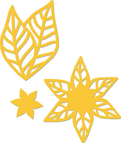 Kaisercraft Weihnachtsstern Deko sterben, grau