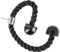 HMS Trizepsseil Bizeps Seil trizepstau zum herunterziehen mit rutschfesten Griffen Fitness Kabelzuggriff Nylon Twisted Pull Down Seil 70cm Doppelgriff