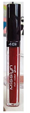 Misslyn rich color gloss Nr. 46 female touch Inhalt: 4ml Farbintensiver Lipgloss