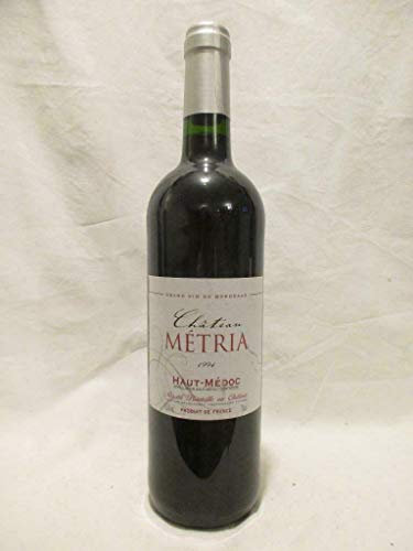 haut-médoc château métria rouge 1994 - bordeaux france