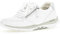 Gabor Damen Low Top Sneaker, Frauen Halbschuhe,lose Einlage,Plateausohle,weiblich,Lady,Ladies,Women's,Woman,schnürschuhe,Weiss/Silber,40 EU / 6.5 UK