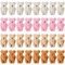 Skylety 32 Pièces Mini Ours en Peluche Petit Ours Mini Joint Ours Minuscule Ours Doux Poupée Jouets en Peluche pour Anniversaire Gâteau Mariage Décoration de Fête, 4 Couleurs