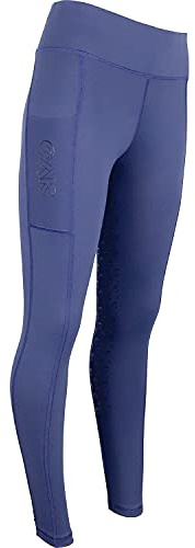 AK Oreo AKRS-6052-01 Reithose/Leggings/Reithose mit hoher Taille und Silikongriff, navy, XXXX-Large