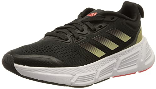 adidas Damen Questar Running Shoe, Carbon/Core Black/Sandy Beige Metallic, 40 2/3 EU