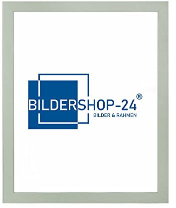 Bildershop-24 Bilderrahmen modern stabil Paris Pastellgrün Pastell 80 X 120 cm Fotorahmen, Wechselrahmen, Posterrahmen, Puzzlerahmen