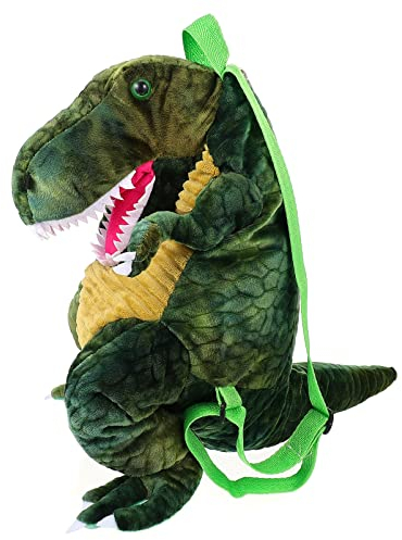 TENDYCOCO 1stk Dinosaurier-schultasche Dinosaurier-tasche Für Jungen Dinosaurier Tasche Plush Backpack Dinosaurier- Formrucksack Cartoon Schul Kristall Superweich Büchertasche Kind Karikatur