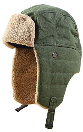 nster Winterhüte, Bomber-Hut-Trooper-Trapper-Hut-Faux-Fell-Aviator-Bomber-Hut halten warme Winter-Pilot-Mütze für Ski