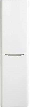 Go Bathrooms Eaton White Tall Storage Cabinet Storage Unit Wall Mounted Bathroom Cupboard Left Hand