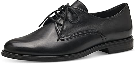 Tamaris Damen Klassische Ballerinas, Frauen Flats,TOUCHit-Fußbett,Slip-ons,klassisch elegant,Ballerinen,Pumps,Halbschuhe,Slipper,Black Leather,39 EU