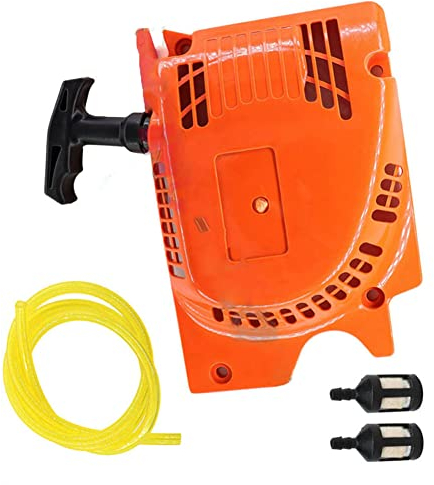 1 Satz Seilzugstarter for Raptor 245 / FUXTEC CS6150 FX-KSP155 for FUXTEC CS 6150 for FUXTEC FX-KSP155 Kettensägenteile mit Benzinfilter