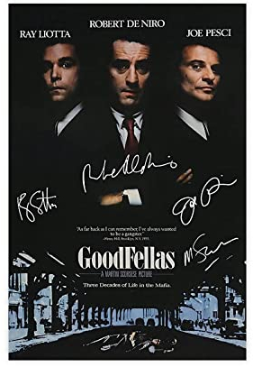 Goodfellas Filmposter The Cast, signiertes Poster, Leinwand, Schlafzimmer, Dekoration, Sport, Landschaft, Büro, Raumdekoration, Geschenk, ungerahmt, 30 x 45 cm