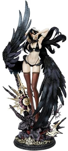 RZAHUAHU Albedo Figur 1/4 Overlord Anime Model 58CM Girl PVC Action Figuren (Stil 1 (58cm))