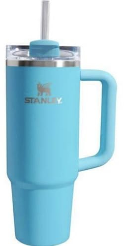 STANLEY Vaso de acero inoxidable H2.0 Flowstate Quencher de 30 onzas, color azul perspectiva