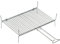 Marvin Graticola Griglia Accessori Rettangolare Camino Brace Barbecue da Campeggio Balcone Giardino Esterno Carbonella Doppia con Piedini Manici Acciaio Cromato Alimenti Hamburger (45x50)
