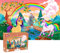 Puzzle 100 Teile Kinder für Children from 6 Years,Regenbogen Und Schloss Kinderpuzzle,Castle 100 Piece Puzzles Children Toys Gifts Gifts Girls Age 6-8, 8-10 Years Old