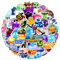 60 Pcs Fruits Stickers for Laptop, Cool Decals for Teens Kids Boys Skateboard Phone