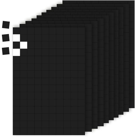 600 Stück Magnetstreifen Selbstklebend Magnetplättchen Magnet Klebepads Flache Magnete Kleine Magnetaufkleber Magnetkleber Aufkleber Magnete 1cm für Familie Büro