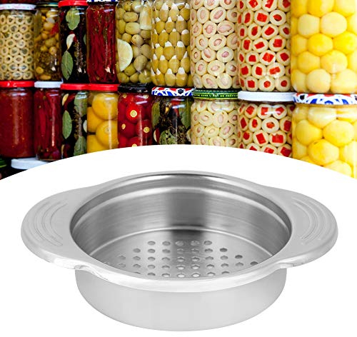 Escurridor de Latas, Colador de Latas de Comida Inoxidable, 1 Pieza de Acero Inoxidable, Escurridor de Alimentos Enlatados, Colador, Exprimidor a Presión de Aceite de Lata de Atún