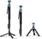 SIRUI Aluminum Monopod with Feet, 75.8 Professional Monopod for Cameras, Compact Travel Monopod with Quick Release Plate, Max Load 33lbs, Compatible with Sony Canon Nikon DSLR Camera, AM-404FL+QC-55