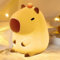 CECOMBINE Niedliche Capybara Nachtlichter, Nachtlicht Baby, Dimmbar Nachtlampe Stilllicht, Aufladbar LED Touch Licht Tragbar Aufladbar Nachtleucht Kinderzimmer Dekor Schlaflichter für Jungen Mädchen