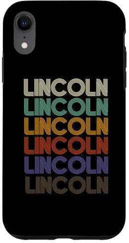 LINCOLN Stylet vintage avec prénom rétro Coque pour iPhone XR