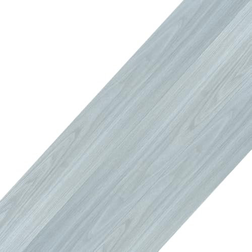 DARDVORLAG PVC Bodenfliesen Selbstklebend – 36 Stück,5,01 m², Wasserfest & Rutschfest – Vinyl Bodenaufkleber für Wohnzimmer & Schlafzimmer (Grau, 91,4 x 15,2 x 0,1 cm)