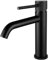 Robinet de Salle de Bain, Robinet Lavabo Noir, Mitigeur Lavabo Monocommande Modern, Robinetterie Lavabo avec Raccordement Eau Froide/Chaud, G3/8