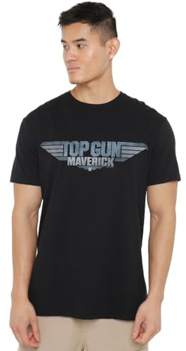 Top Gun: Maverick Maverick Logo Unisex T Shirt, Black, Small