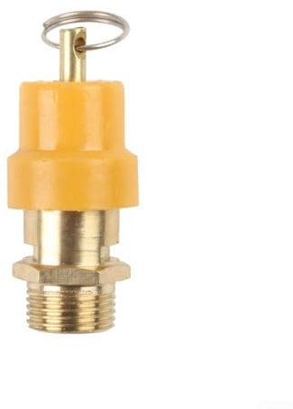 Valvola di sicurezza per compressore d'aria, 120 PSI in ottone da 3/8 1/2, valvola di sicurezza per compressore d'aria BSP 8 kg (3 punti)