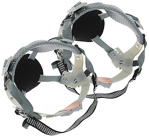 Lurrose 2 Stück Helmfutter Schutzhelmüberzug Helmkappenfutter Schutzhelm Anstoßkappen Innenfutter Innenfutter Harter Sicherheitskopfschutz Helmeinlage Innenfutter Hutformer Einlage Grau