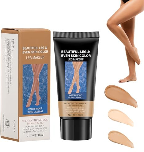 Trucco per le gambe, impermeabile, copertura del corpo perfetta per gambe, copertura per tatuaggi, copertura per tatuaggi per cicatrici di gambe e corpo, facile da applicare, correttore completo (#3