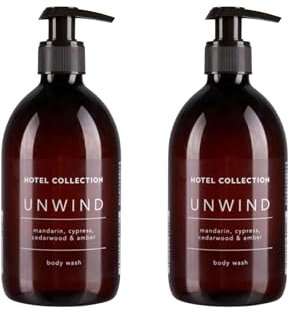 2 x -Hotel-Collection-Apothecary UNWIND | Body wash | Cardamom,Clove,Geranium & Neroli | 500ml