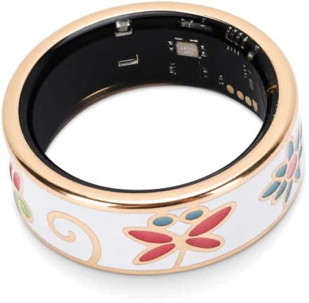 YUEHISY Smart Ring for Sleep Monitoring and Fitness, IP68 Smart Ring with Step Counting, Multi-Mode Activity Tracker with Magnetic Charging (8 ID: 18.1mm/0.711in, Circumference: 56.9mm/2.24in)