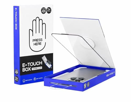BITS AND BOBS 2x Iphone Screen Protector – 9H Tempered Glass, Bubble-Free Full Coverage Protection with Installation Box for iPhone Models (EASY INSTALL) (iphone 16)