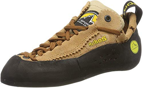 La Sportiva Mythos, Scarpette da arrampicata uomo, Marrone, 43.5 EU