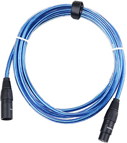 Pronomic Stage XFXM-Blue-2.5 Microphone Cable XLR Metallic Blue 2.5 m
