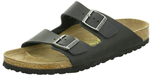 Birkenstock Arizona 552111 552111, Unisex - Erwachsene Sandalen, Schwarz (Black), 42 EU