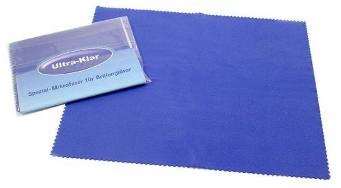 Ultra-Klar Microfaser Brillenputztuch (2, royalblau)
